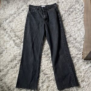 Zara Charcoal Denim Jeans